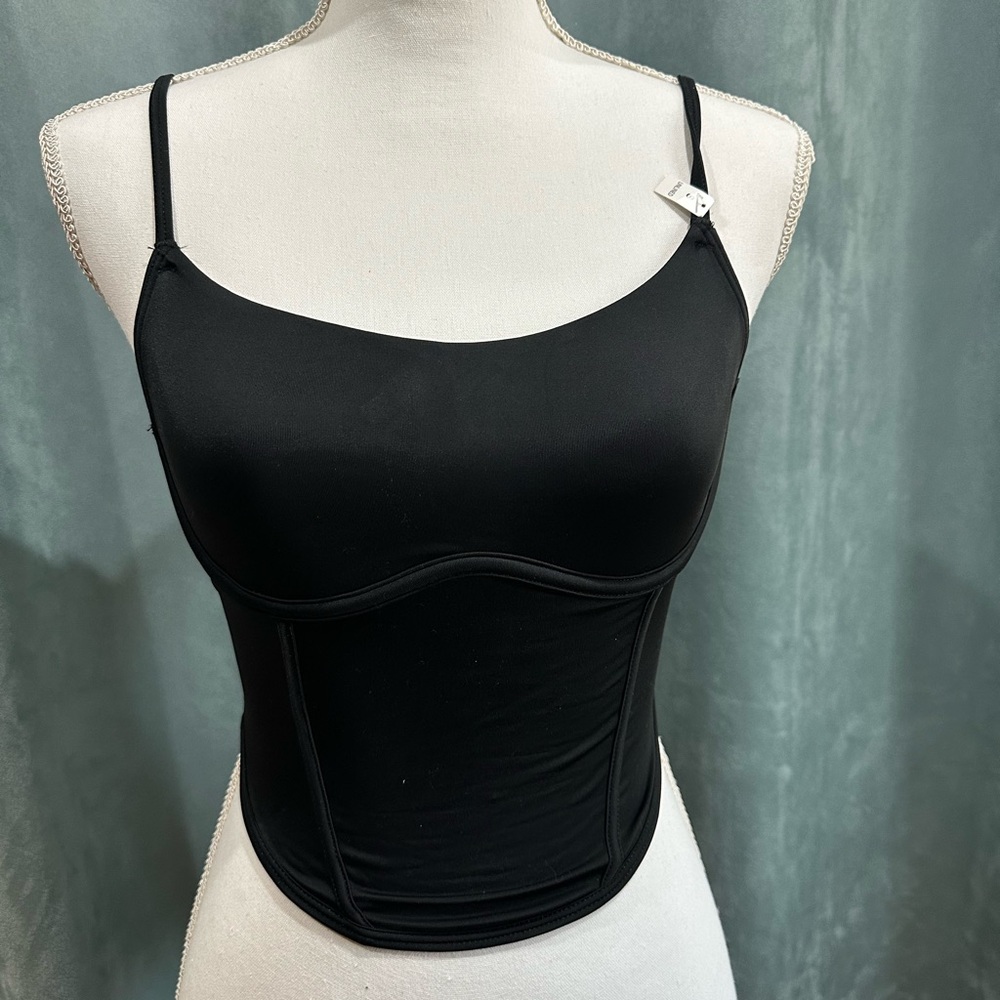 PINK Victoria's Secret Black Crop Top